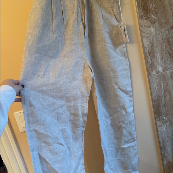 Reformation Petite Vesta Linen Pant - Picture 2 of 5